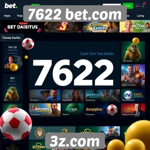 Comparação de jogos disponíveis em 7622 bet.com